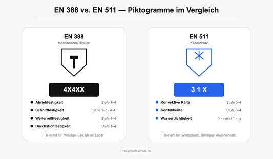 EN 388 vs. EN 511: Welche Norm gilt?